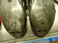 Front frame mounting holes