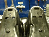 Rear frame mounting holes