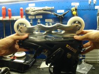Double checking the centering before drilling