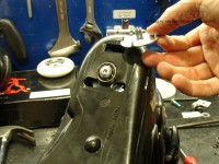 The new rear mounting pieces